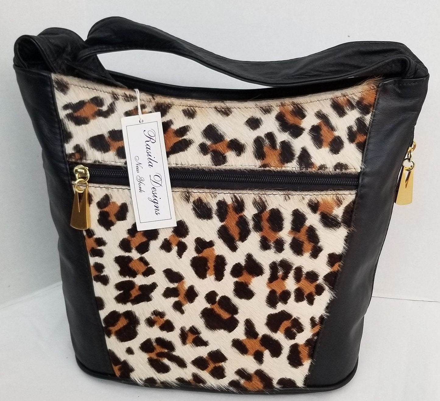 Tejrasila-Beautiful Black and Laporte print Shoulder Purses for women!