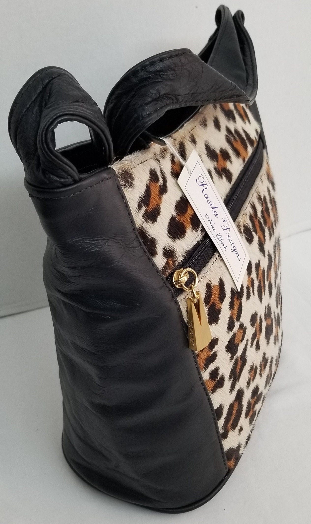 Tejrasila-Beautiful Black and Laporte print Shoulder Purses for women!