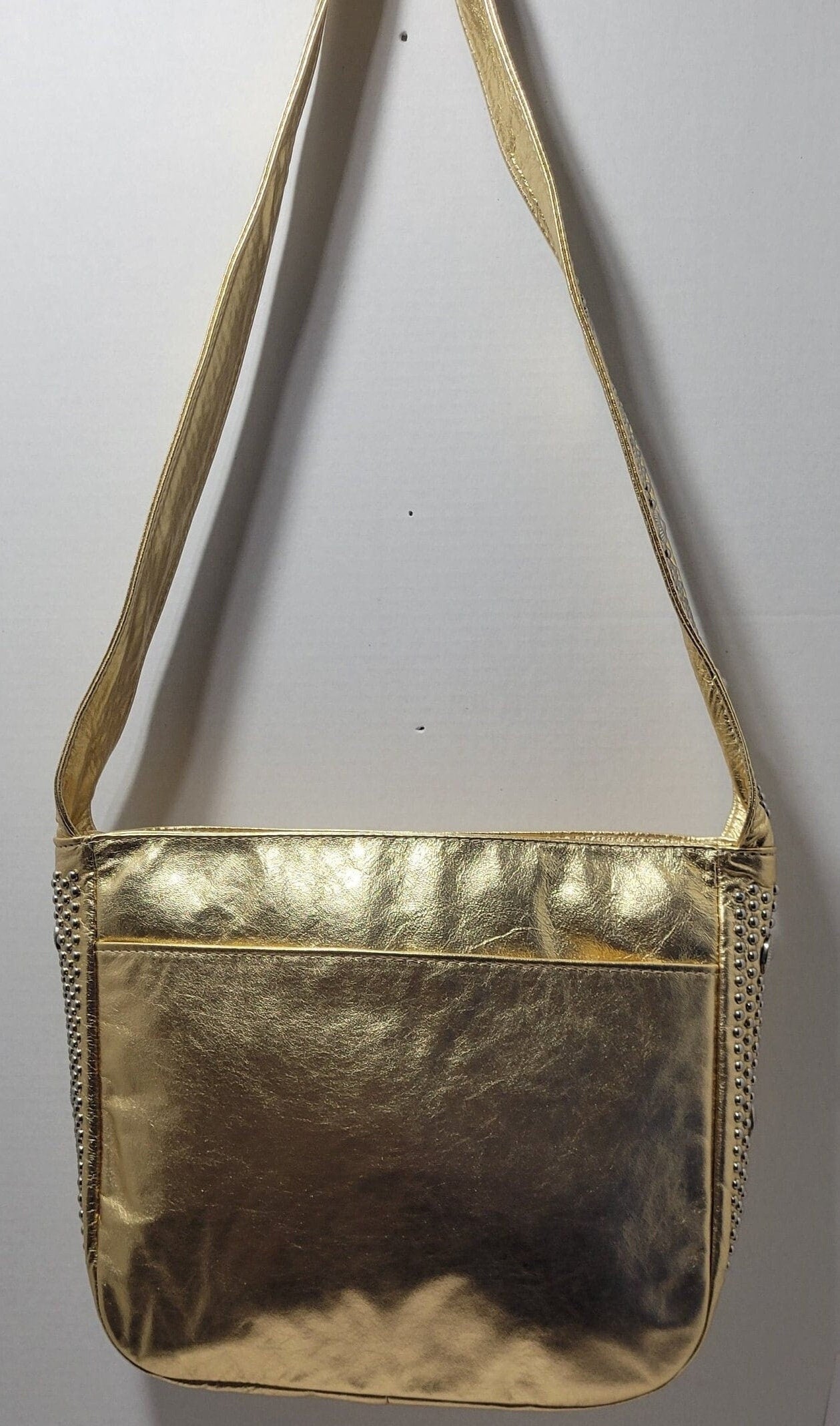 Tejrasila Golden Shoulder Handbag! #Genuine Soft leather#Made in USA #