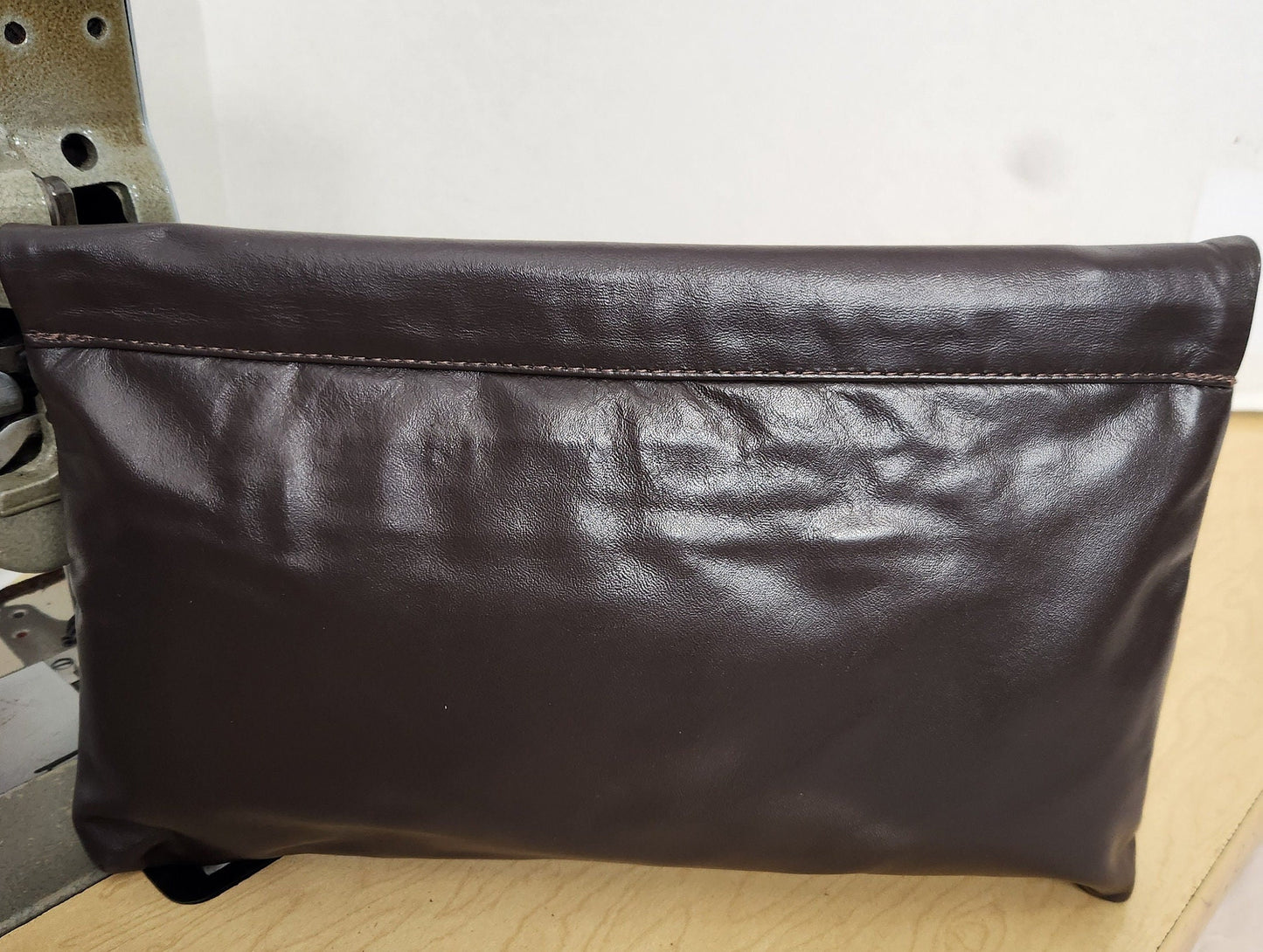 Tejrasila-Beautiful Brown Envelope, Cluch,and Crossbody women's Handbag! TR206-Brown!Made In USA!