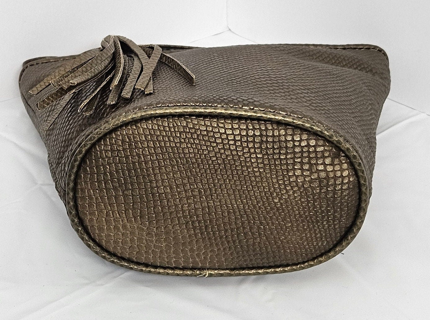 Pewter Snakeprint Genuine Leather Handbag.#TR2099PP,Purses for girls, women,Universal Use Soft handbag,Fashion Unique design Made in USA