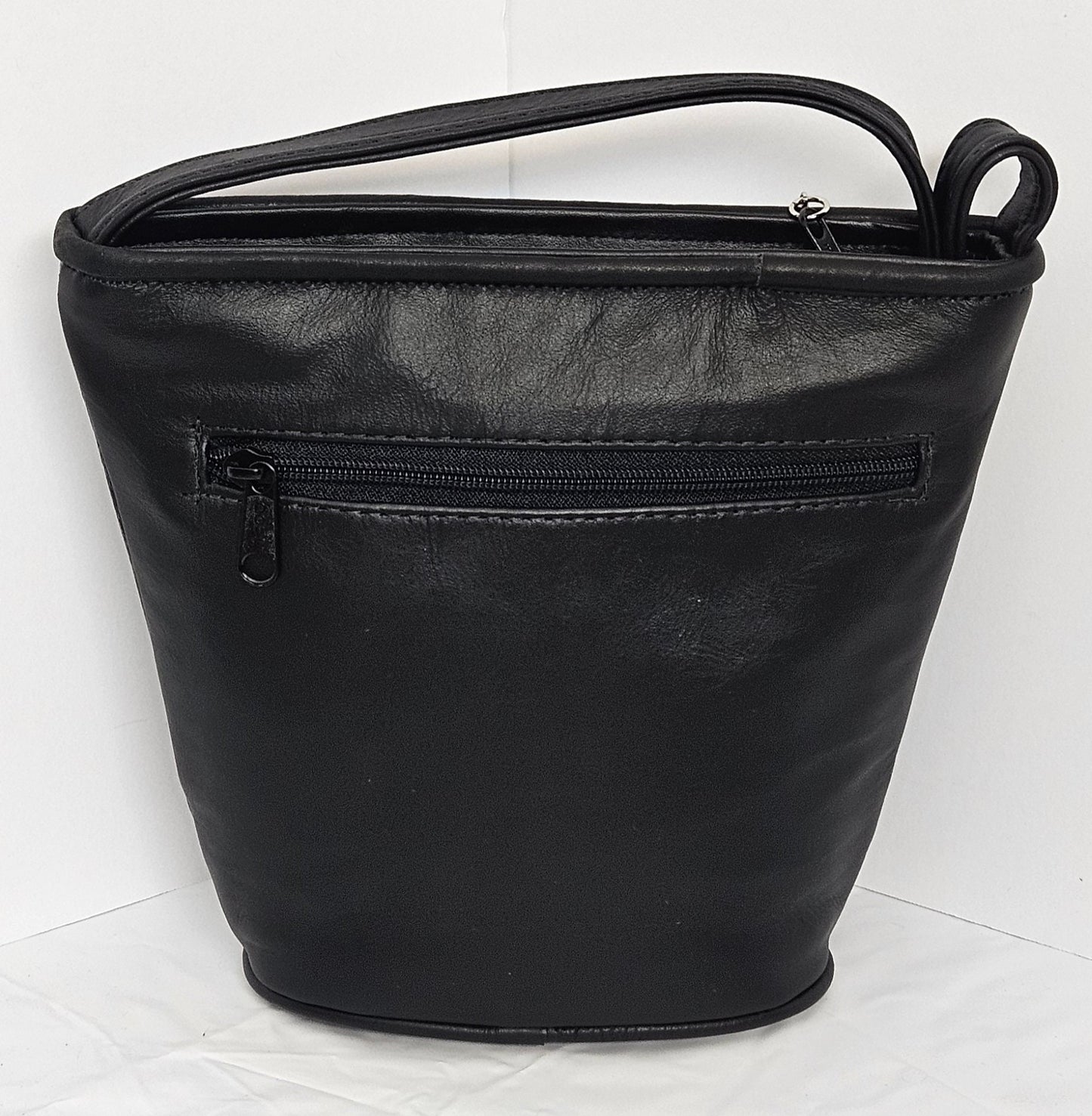 Black Embossed Genuine Leather Handbag.#TR2099Bce,Purses for girls, women,Universal Use handbag,Unique design Made in USA.