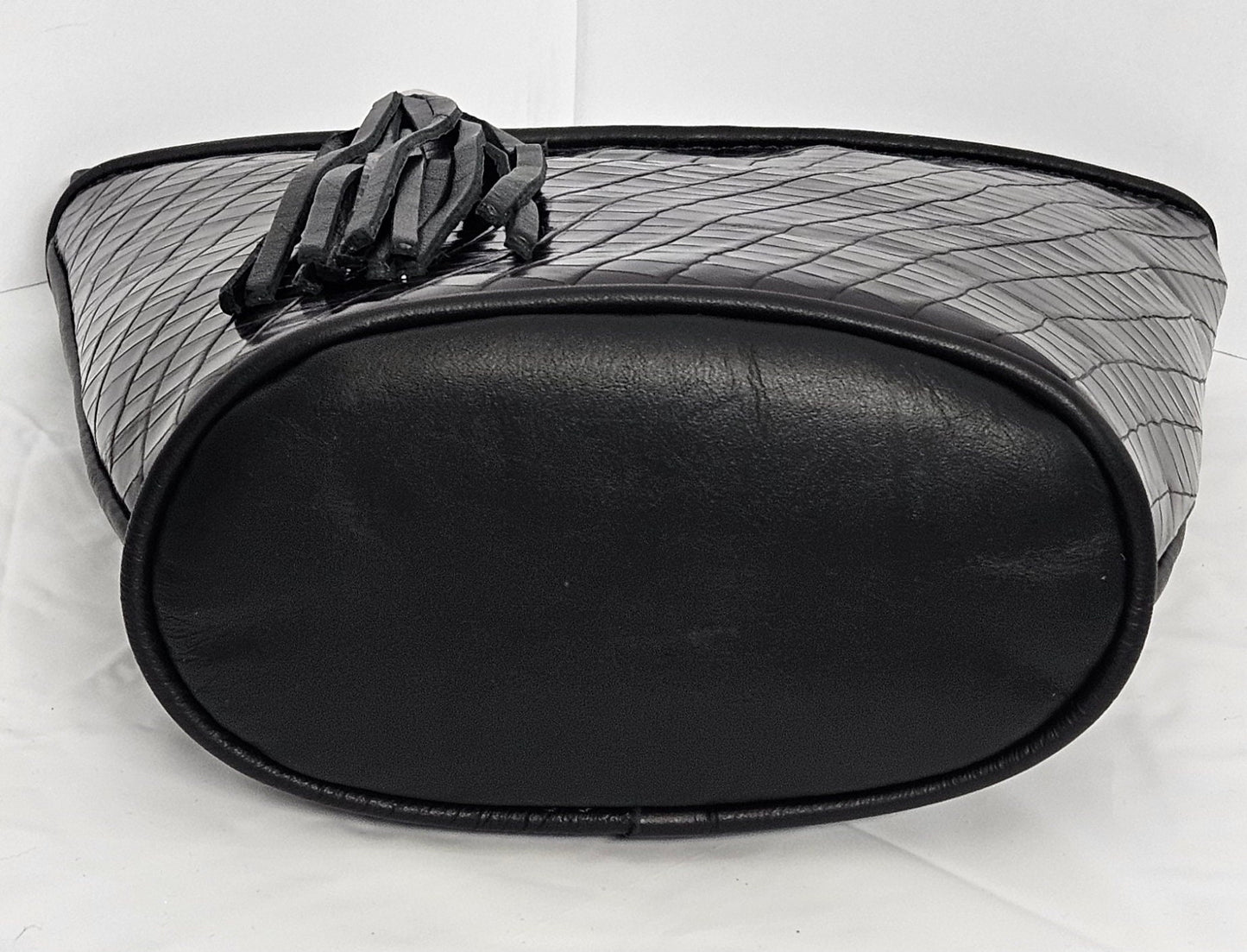 Black Embossed Genuine Leather Handbag.#TR2099Bce,Purses for girls, women,Universal Use handbag,Unique design Made in USA.