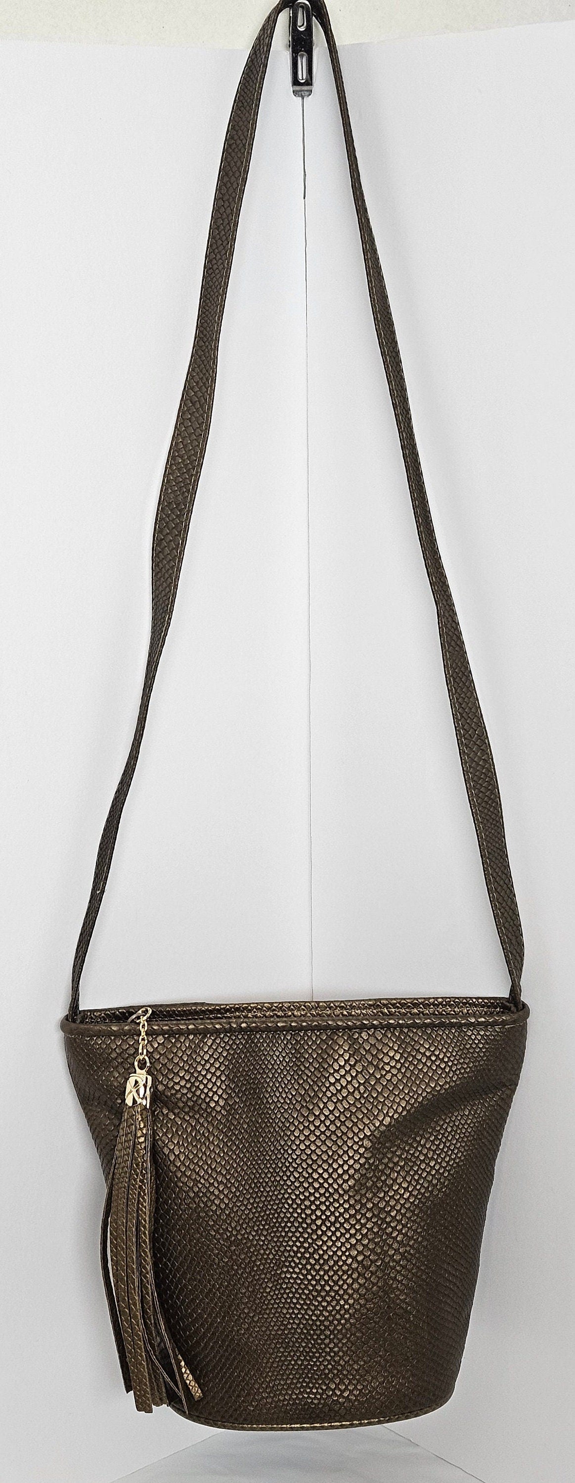 Pewter Snakeprint Genuine Leather Handbag.#TR2099PP,Purses for girls, women,Universal Use Soft handbag,Fashion Unique design Made in USA