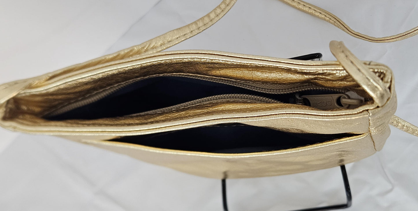 Shining Gold Luxury Genuine leather purse for Women,girls,and all. #304SG.Design for you.Made in USA.