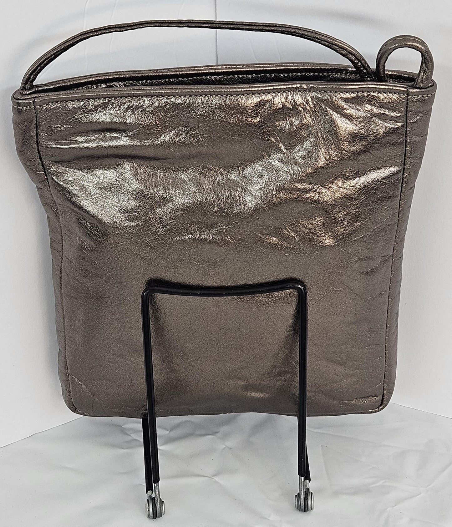 Shining Pewter Luxury Genuine leather purse for Women,girls,and all. #304SP.Design for you.Made in USA.