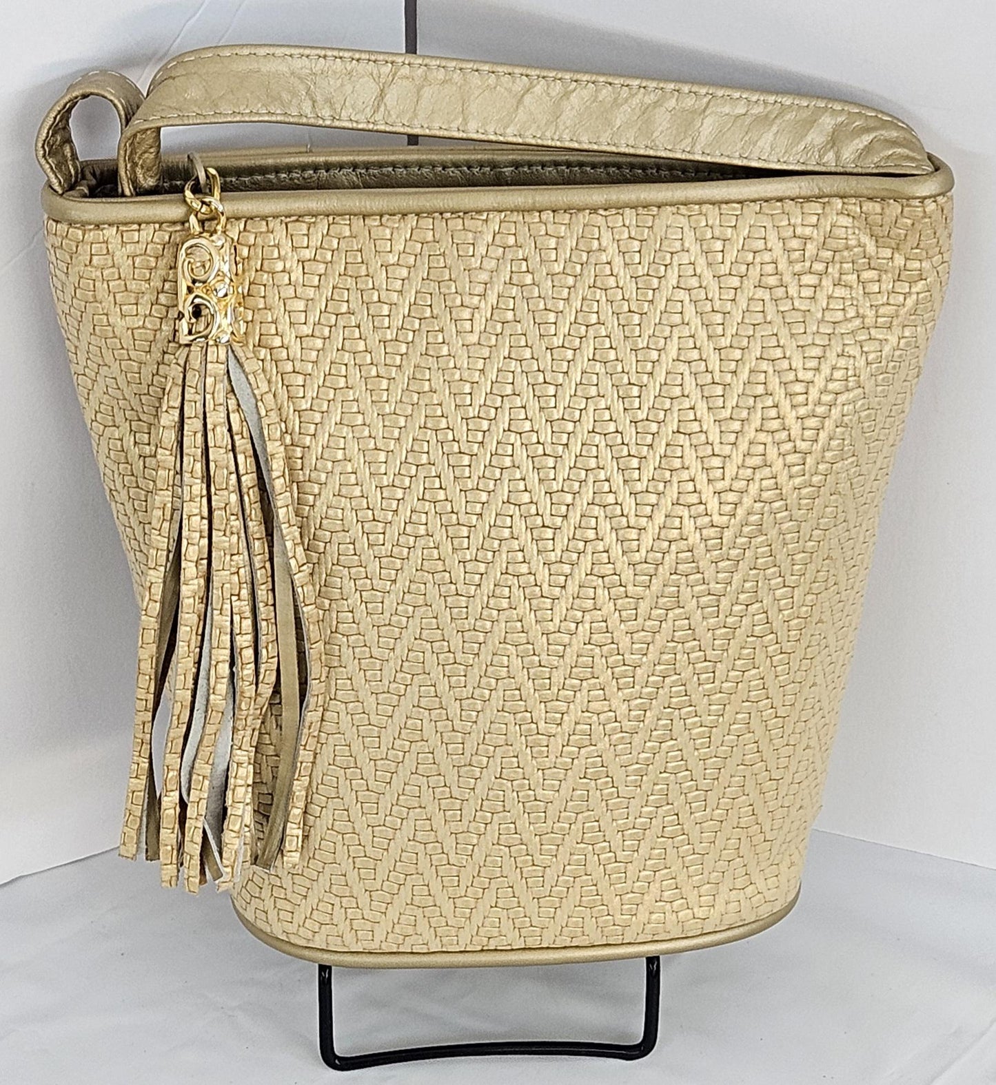 Gold mate print Genuine Leather Handbag.#TR2099Gmp,Purses for girls, women,Universal Use handbag,Unique design Made in USA.