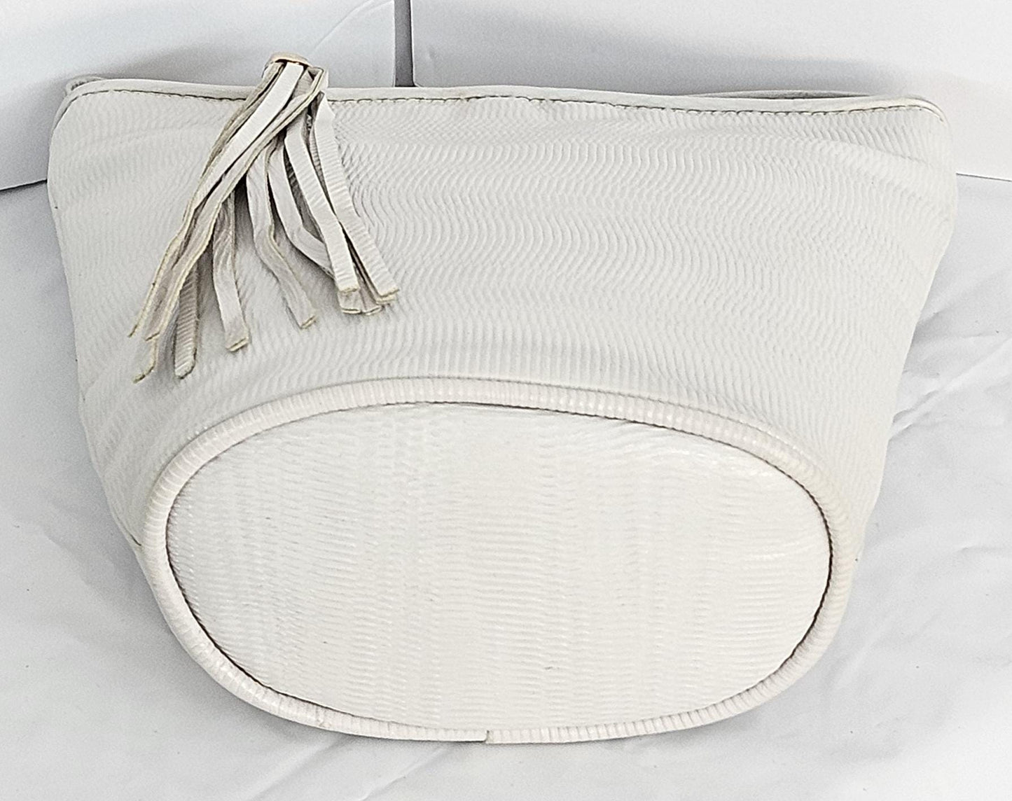 White print Genuine Leather Handbag.#TR2099WP,Purses for girls, women,handbag,Made in USA