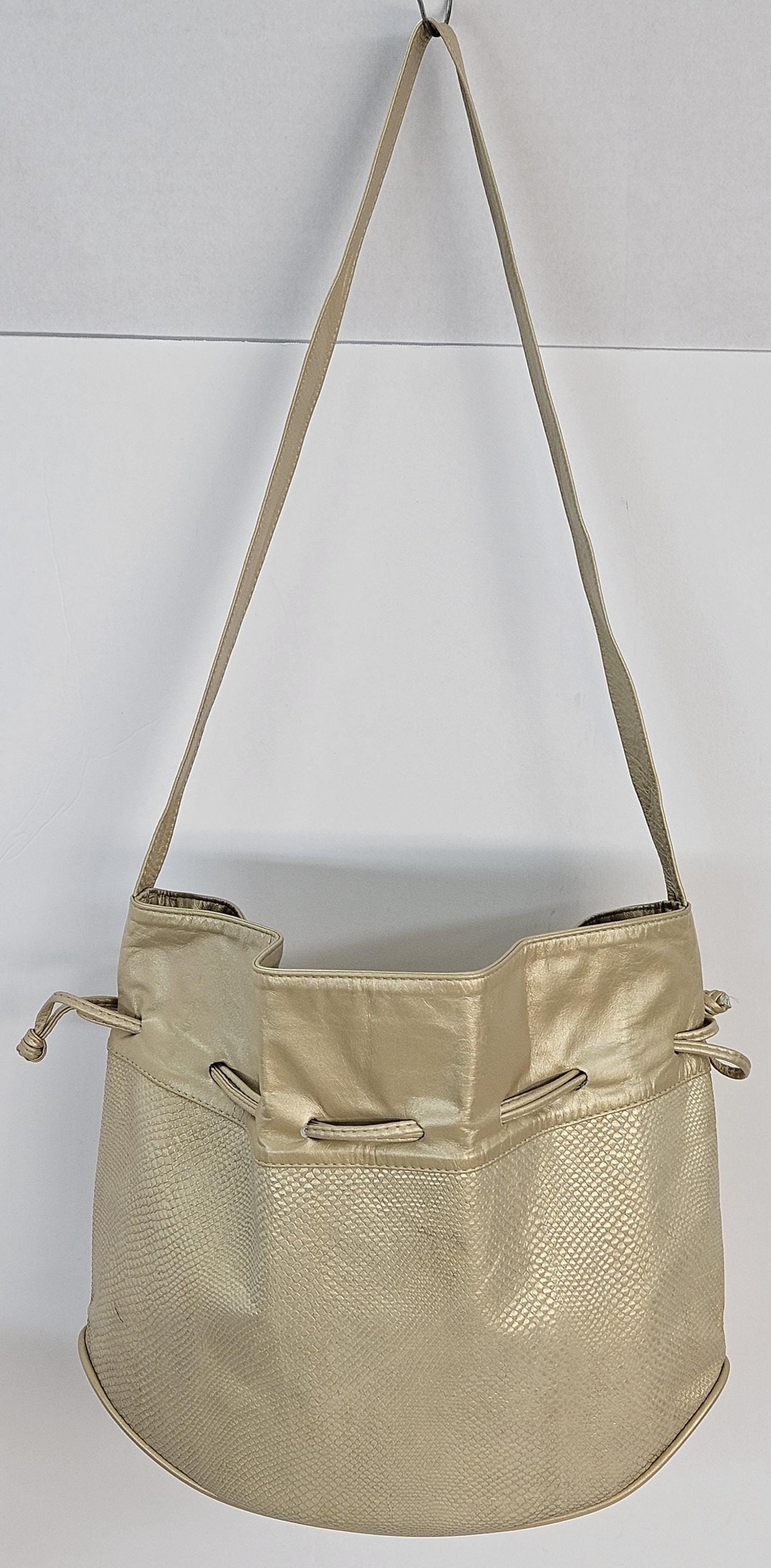 Champagne with Champagne print.Item TR2031Chanpagne.Close with Drowsting Shoulders.Made in USA.