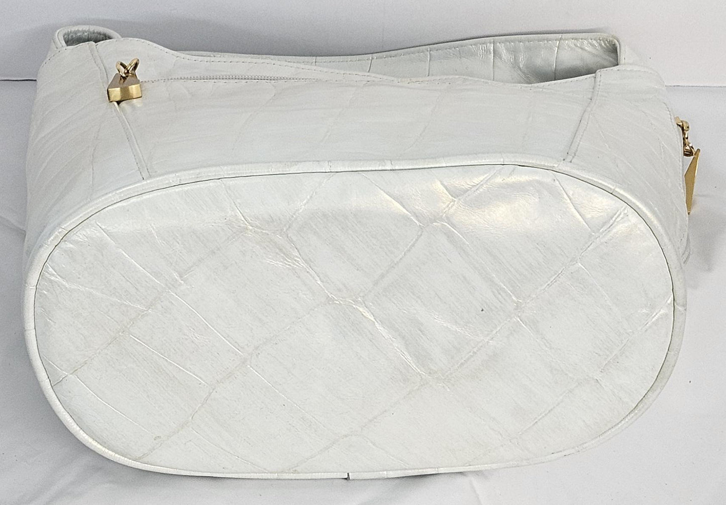 Pearl Print Genuine Leather Hand Made Handbag!Made in USA!TR8006P-P