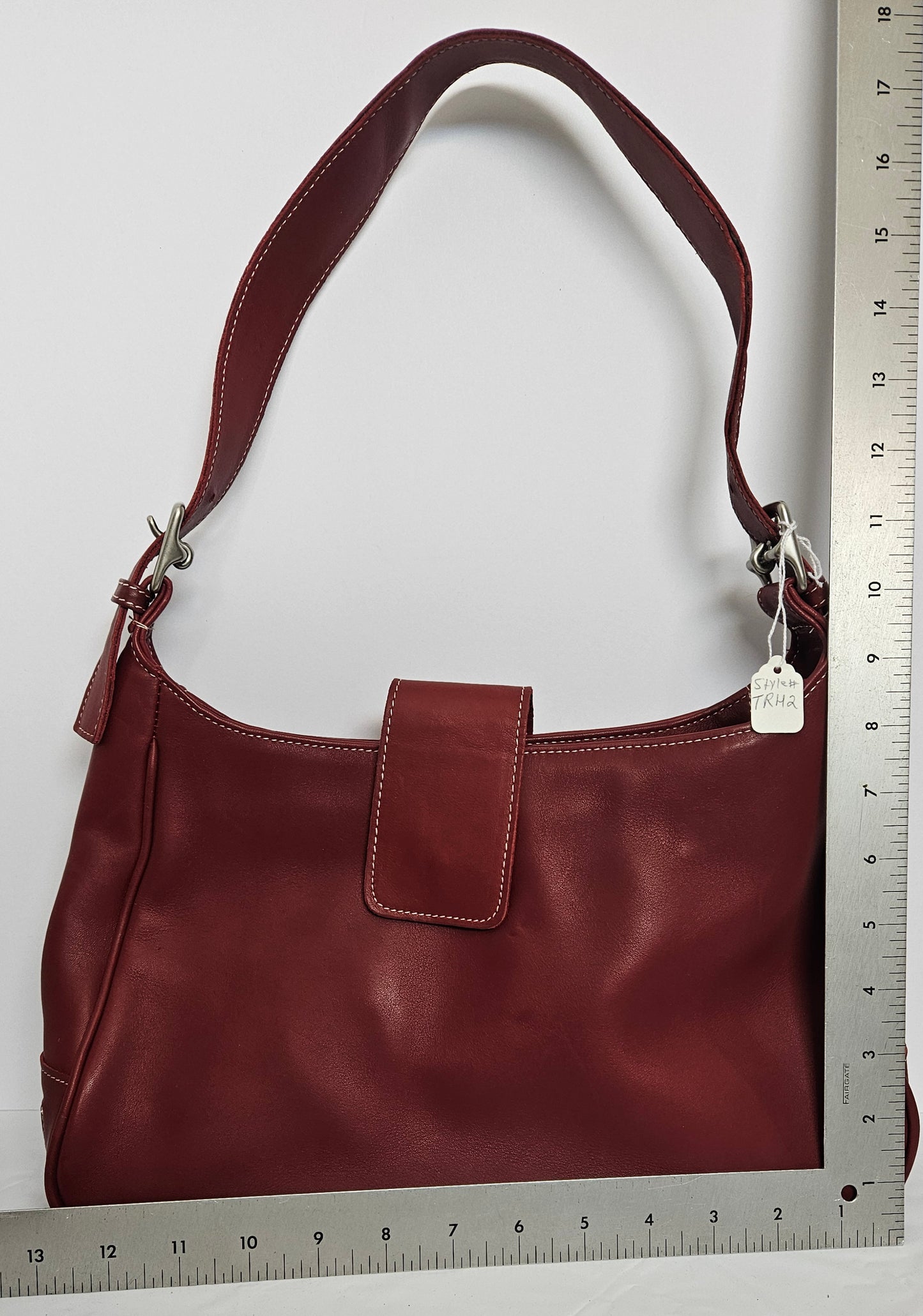 Red Cowhide Genuine Leather bag TRH2