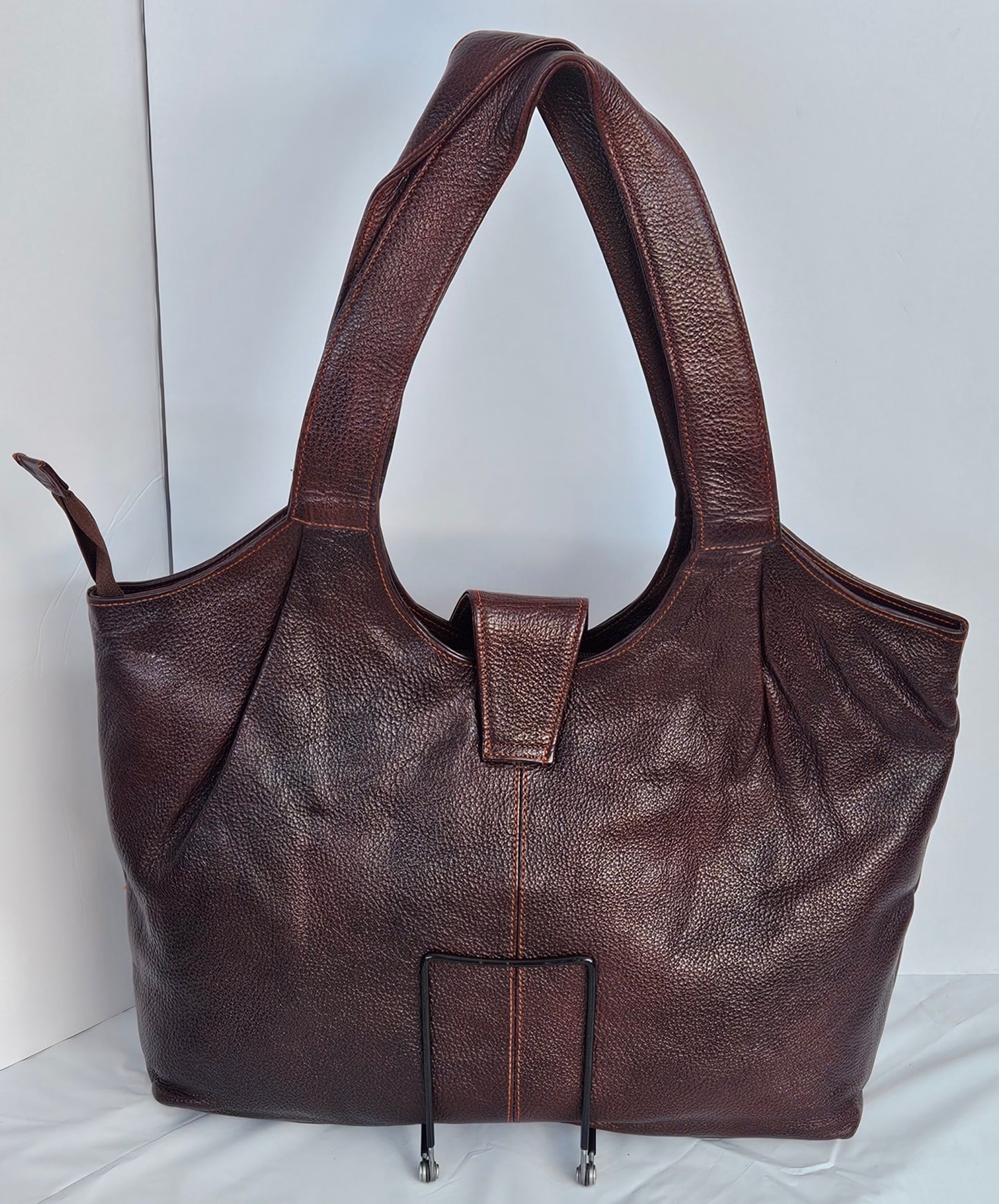 Maroon Genuine Leather Handbag #TRA3weng
