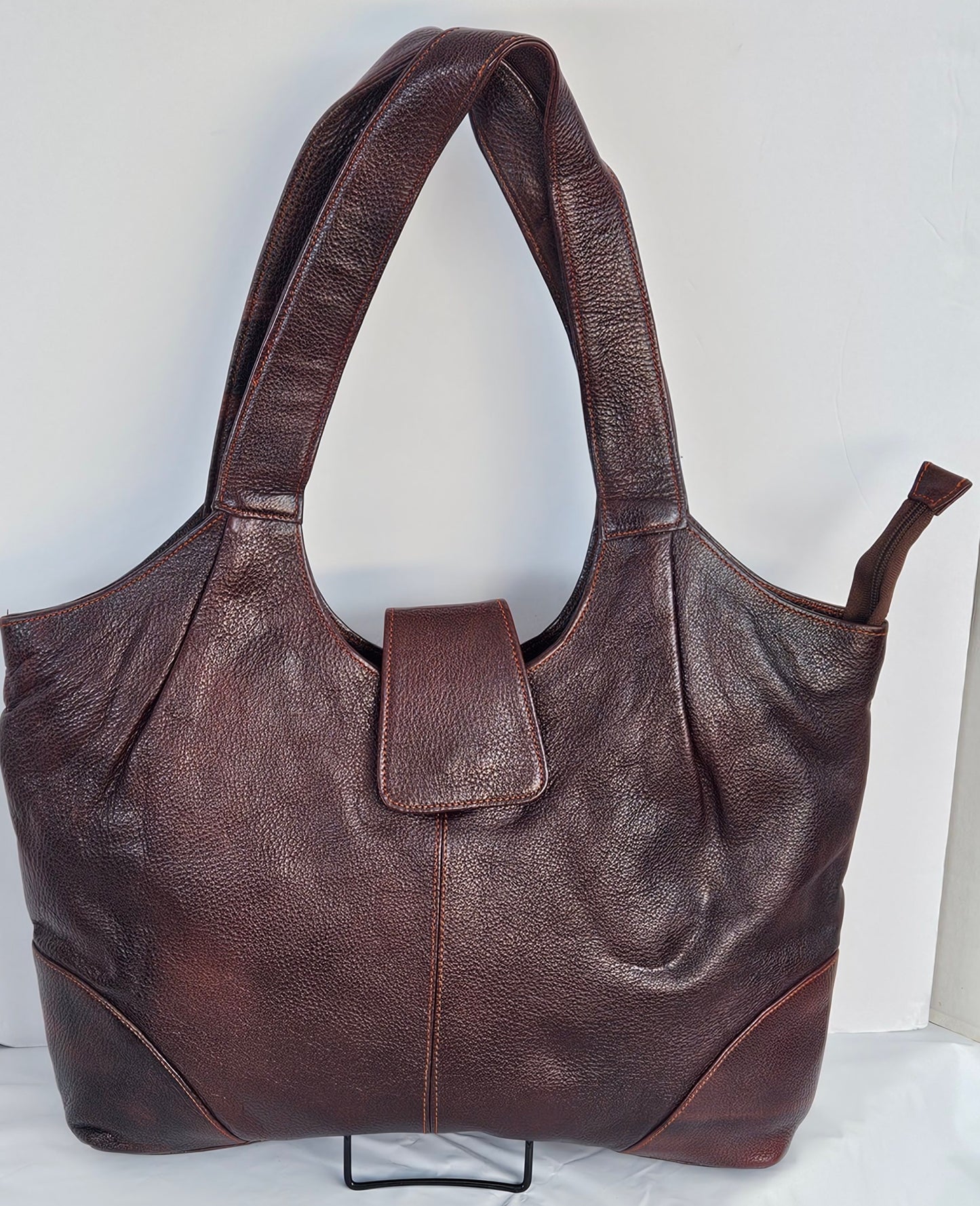 Maroon Genuine Leather Handbag #TRA3weng