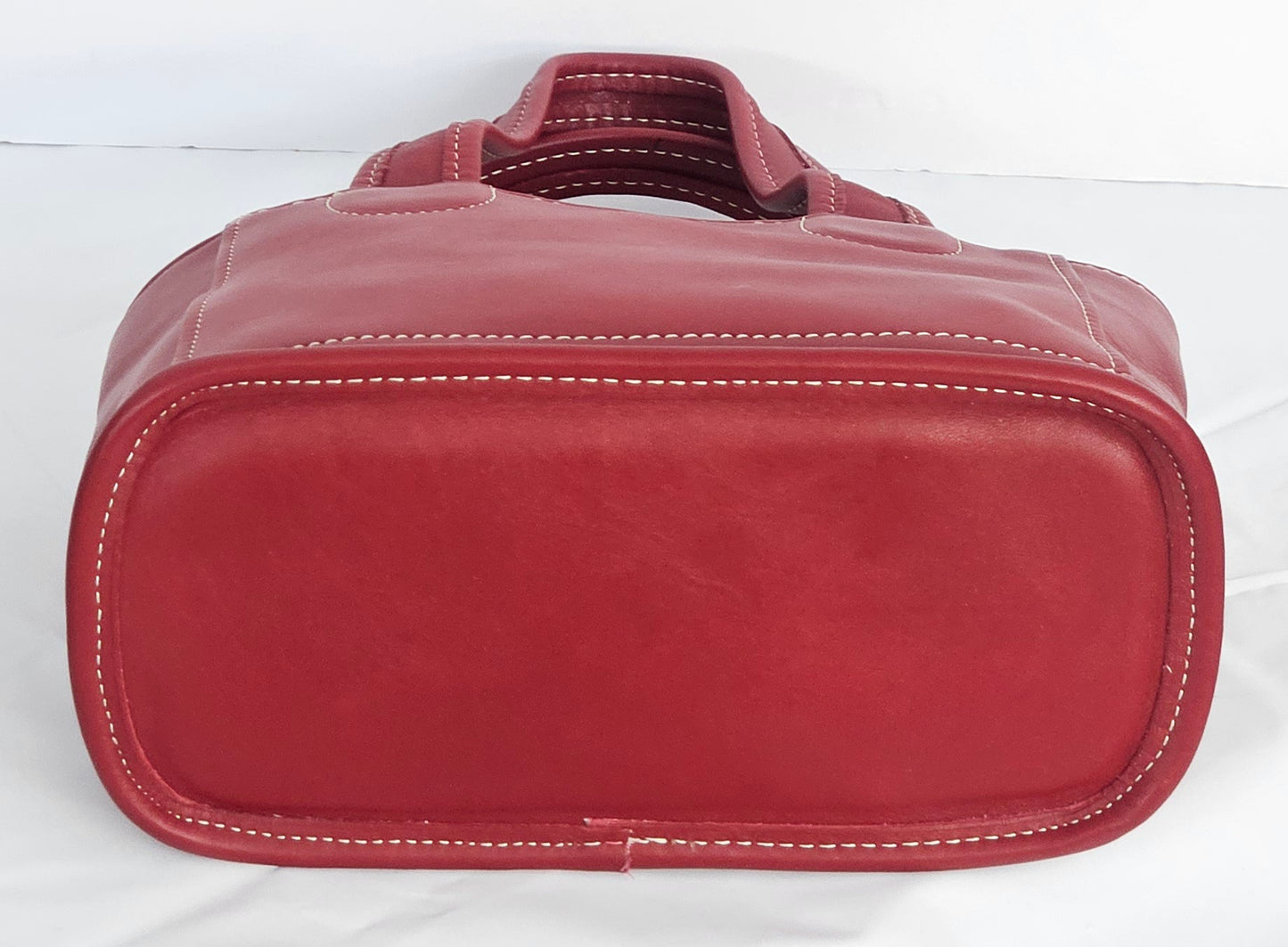 Red Cowhide Genuine Leather small bag #TRH6red