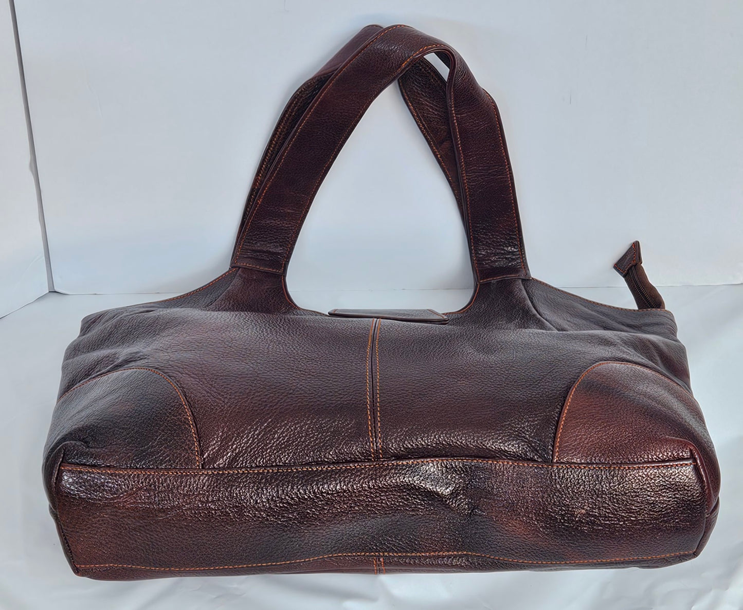 Maroon Genuine Leather Handbag #TRA3weng