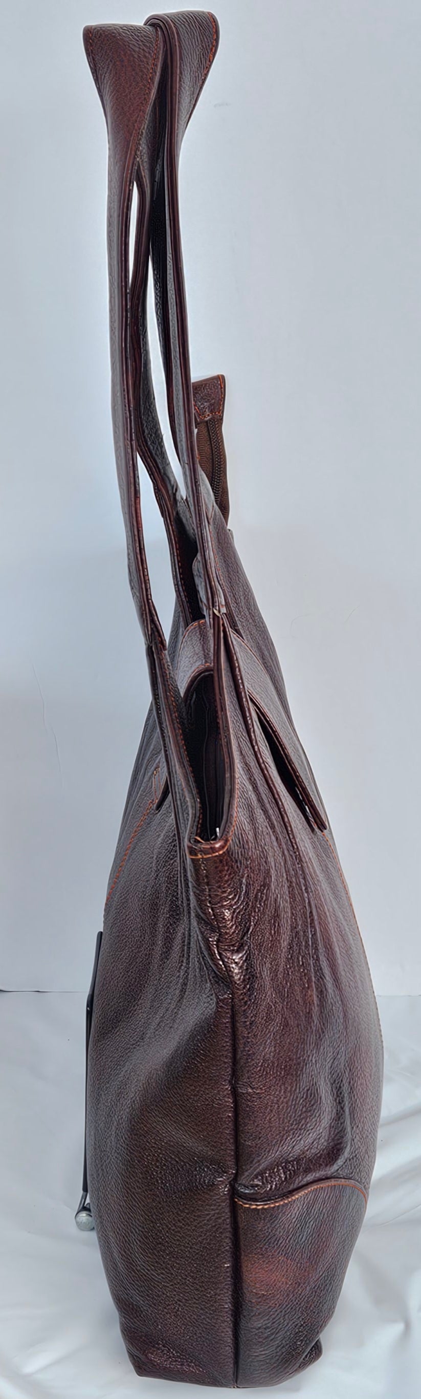 Maroon Genuine Leather Handbag #TRA3weng