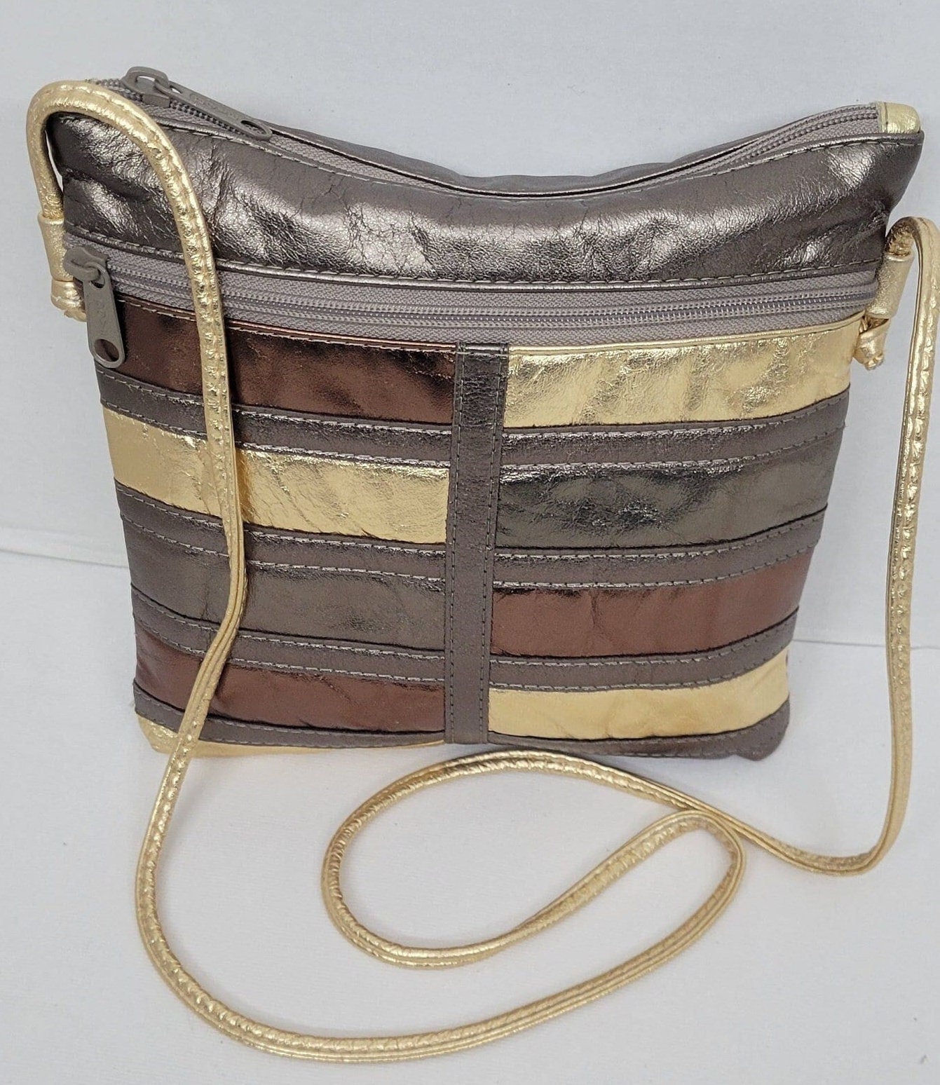 Tritone crossbody Purse Style #305Tri