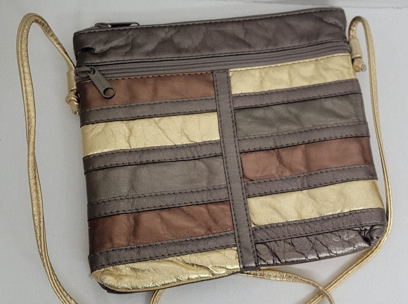 Tritone crossbody Purse Style #305Tri