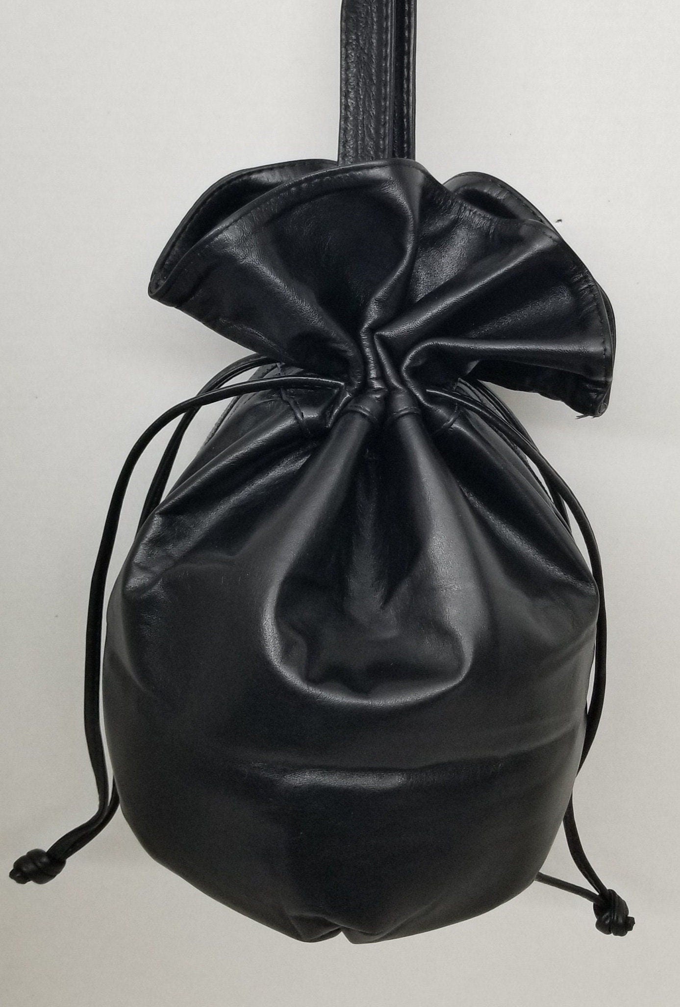 Drowsting Black with Patton Leather,Basket bag,zigzags works,Spacial design,unique,Ladies Purse,Genuine Leather,Made in USA,Shoulder bag,for