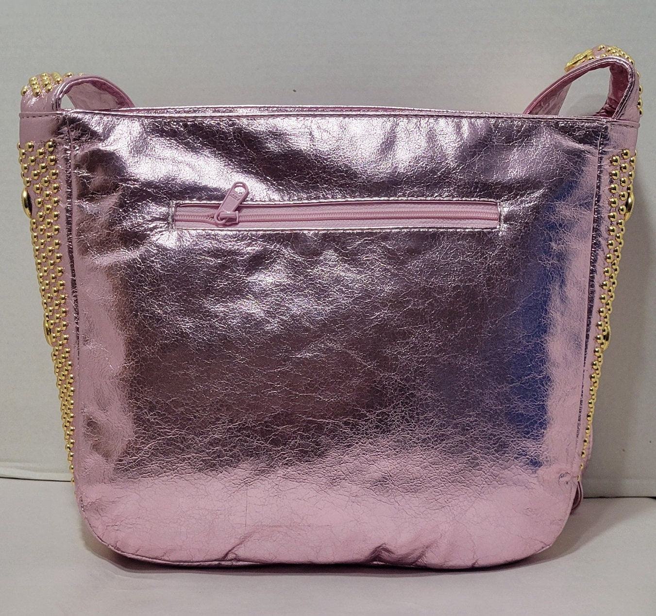 Tejrasila-Beautiful Pink Soft leather handbag! Made in USA