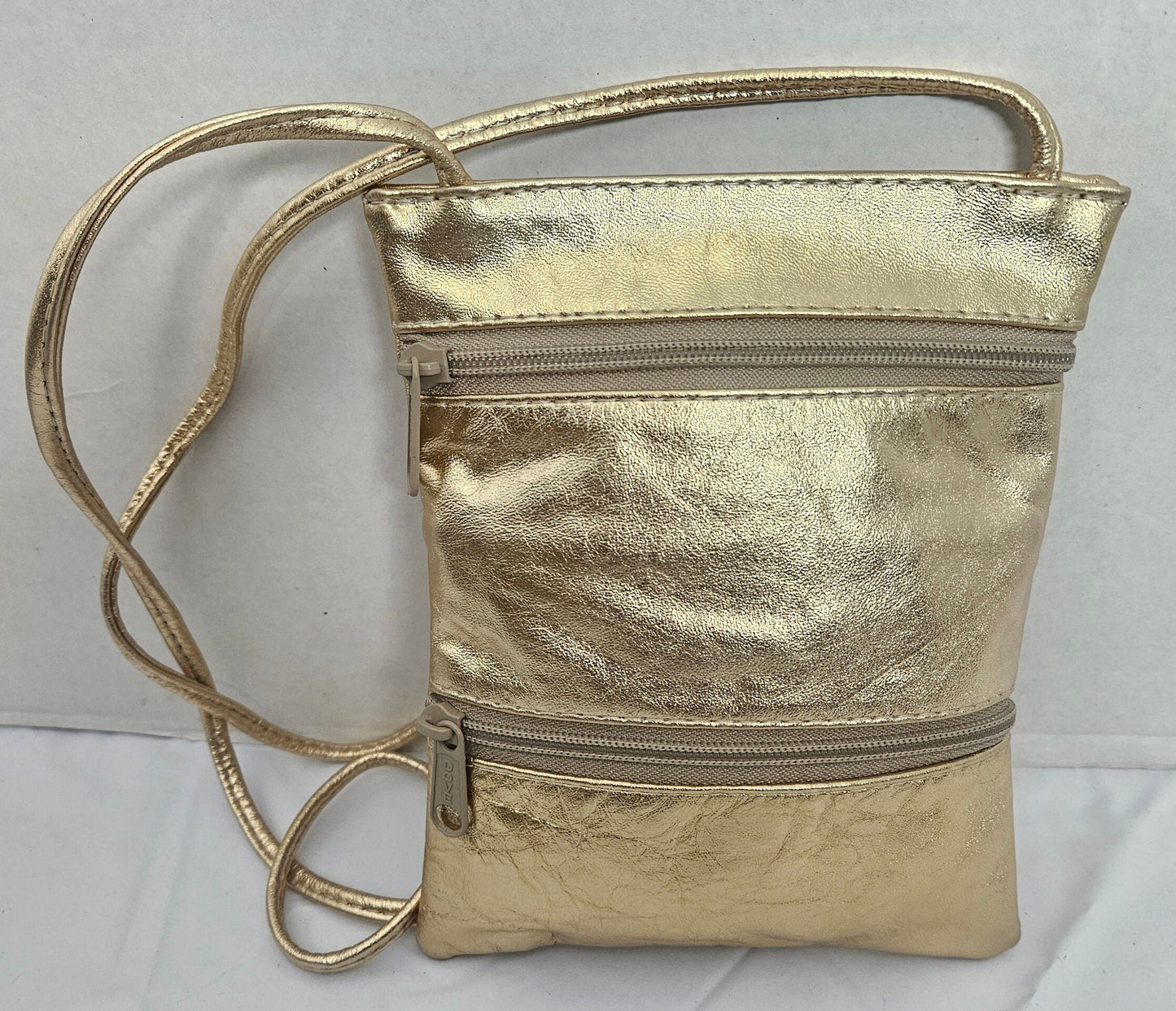 Gold Shining Leather Travel bag!TR004P,Crossbody bag-Handbag for women,Purses for girls, Soft Genuine Leather bag,gift for her,Made in USA!