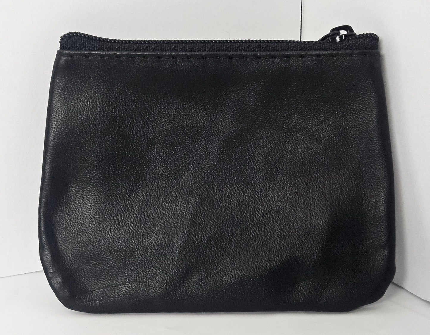 Black Leather Travel Coin Purses! TR001,for women,Purses for girls, Soft Genuine Leather,gift for all,Made in US