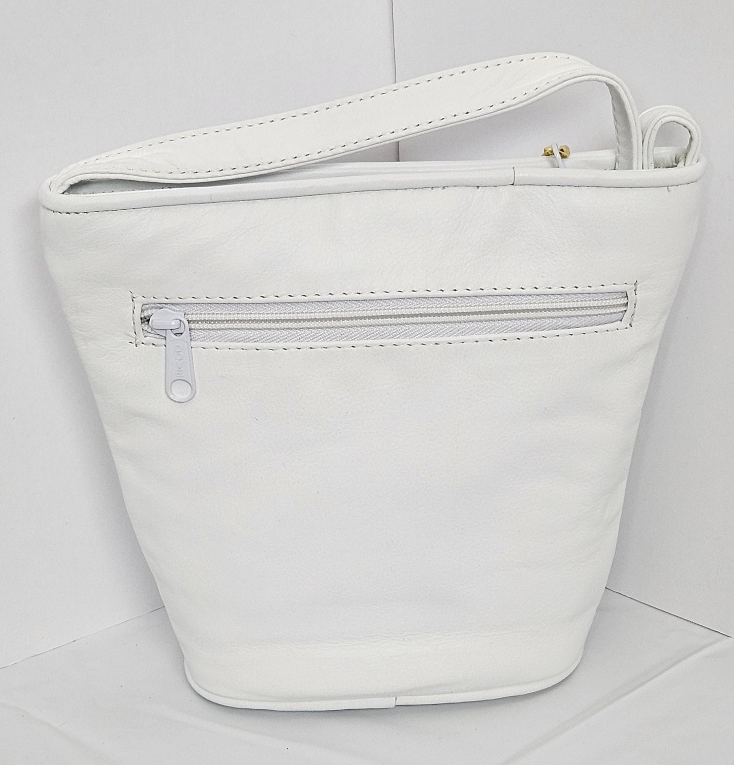 White with Gold G matel on Genuine Leather Handbag.#TR2099WP,Purses for girls, women,Universal Use Soft,Unique design Made in USA