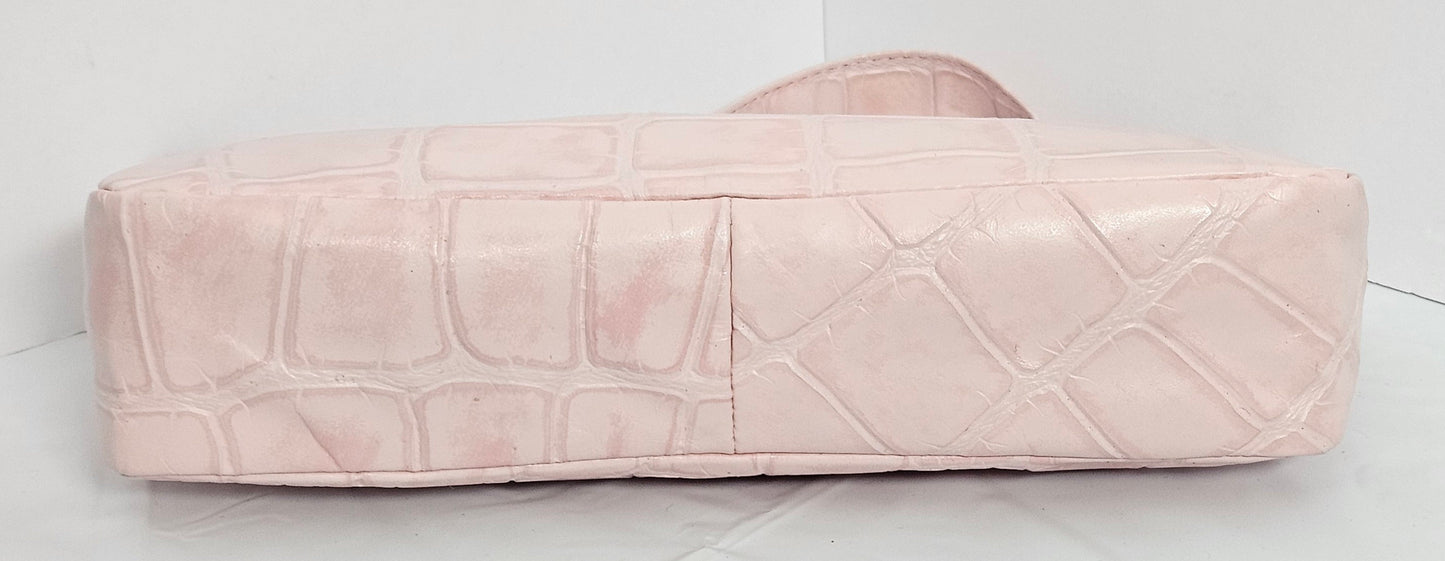 Pinkprint Shoulder Handbag! #TR-abd-1P.Purses for girls,women and Universal Use.Genuine Leather Made in USA!