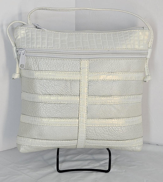 Pearl Luxury Genuine leather patchwork purse for Women,girls,and all. #305Pearl.Design for you.Made in USA.