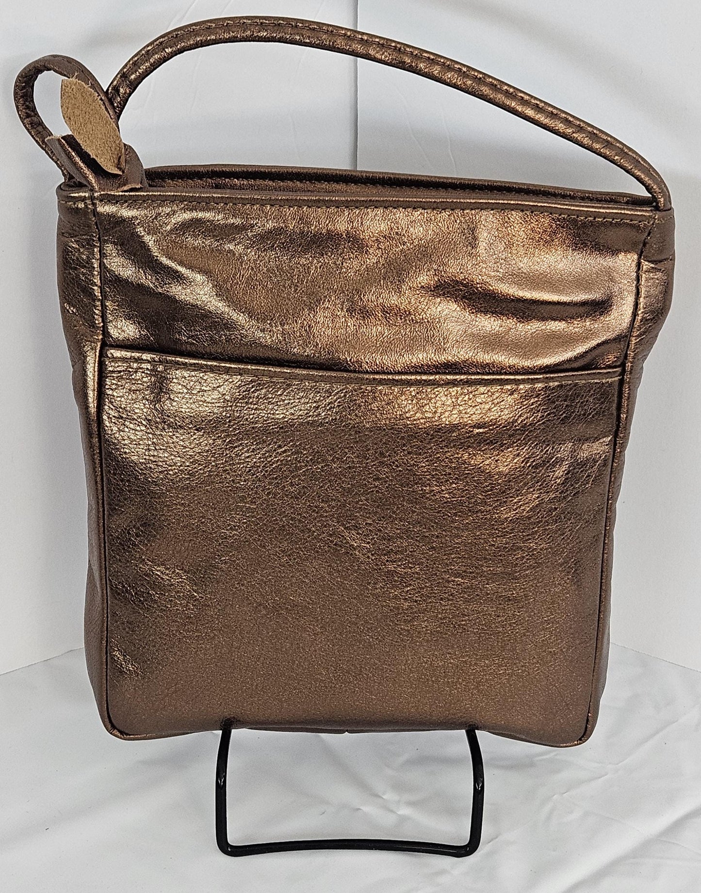 Shining Bronze Luxury Genuine leather purse for Women,girls,and all. #304B.Design for you.Made in USA.