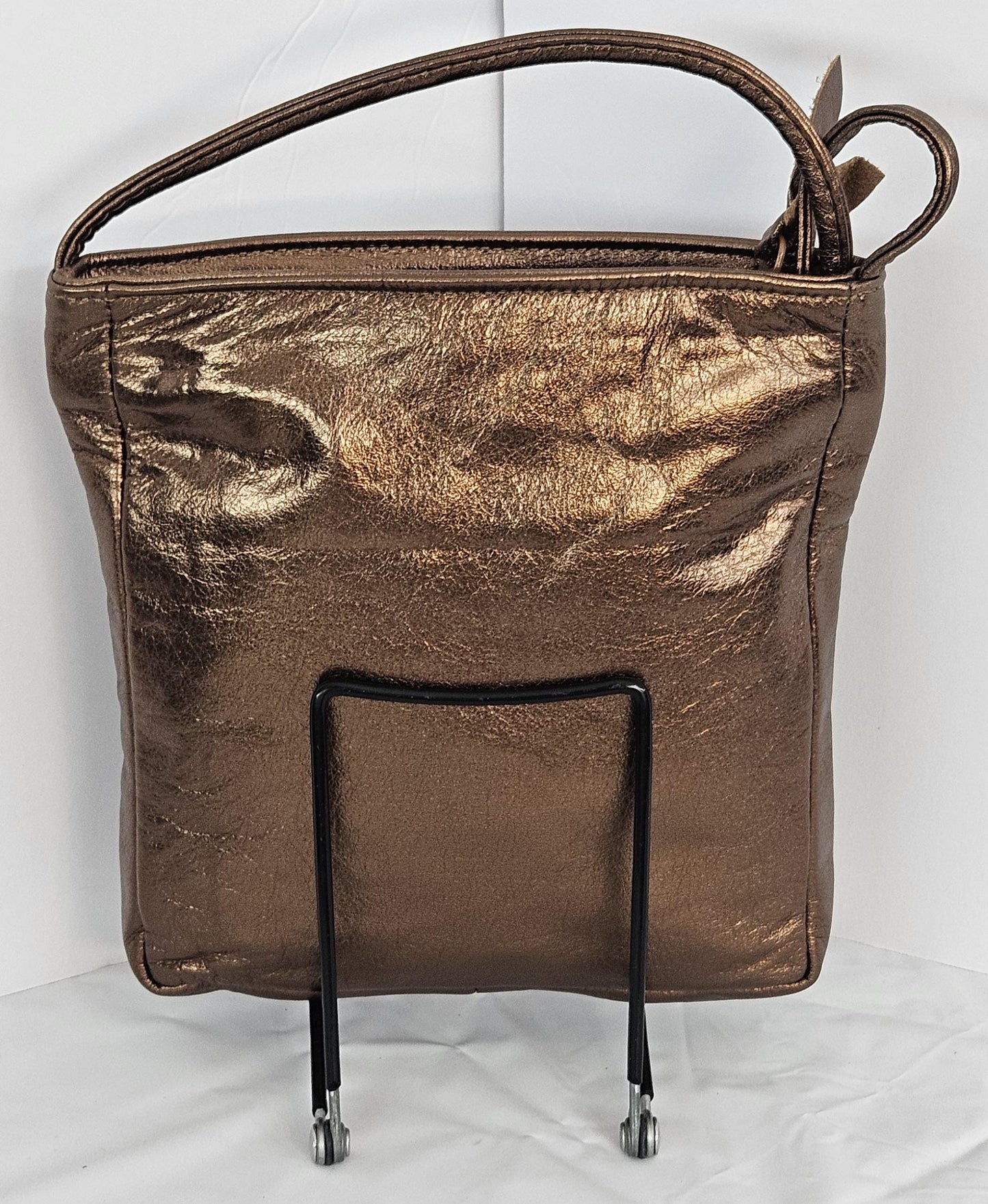 Shining Bronze Luxury Genuine leather purse for Women,girls,and all. #304B.Design for you.Made in USA.