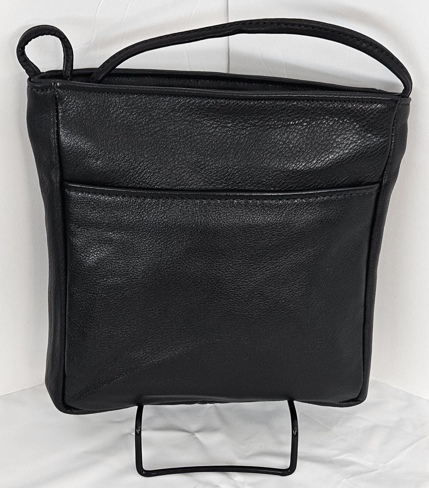 Black Luxury Genuine leather purse for Women,girls,and all. #304B.Design for you.Made in USA.