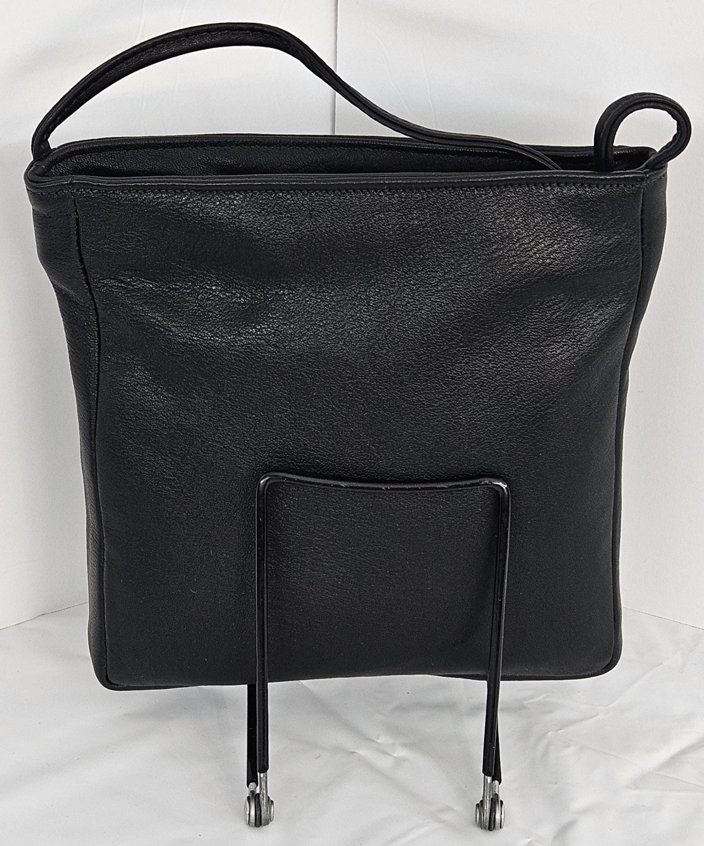 Black Luxury Genuine leather purse for Women,girls,and all. #304B.Design for you.Made in USA.