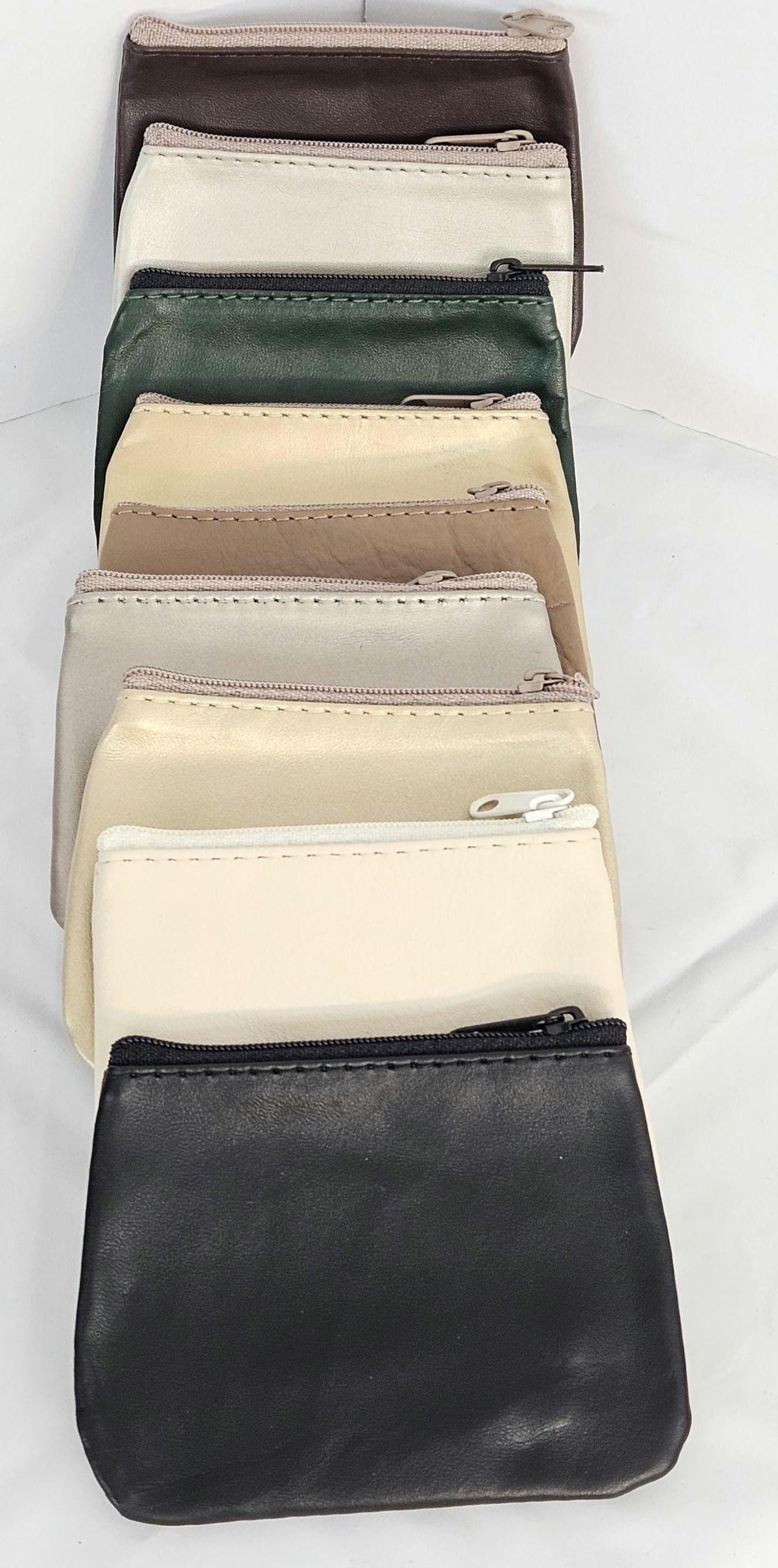 Handmade Leather Coin Purse, Assorted Colors, Made in USA