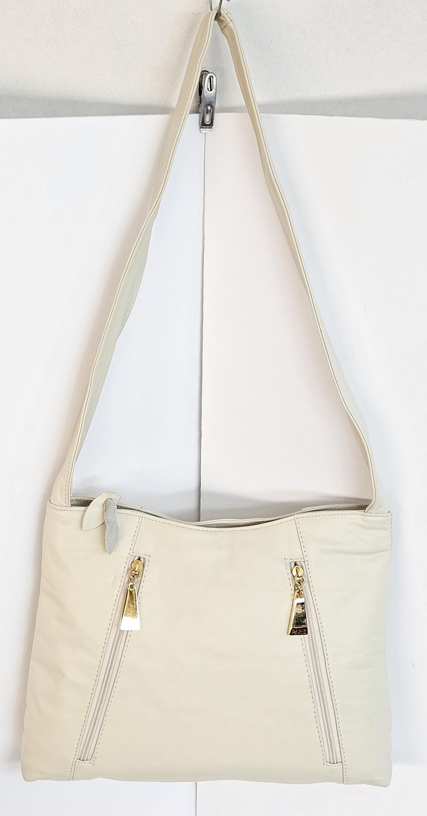 Bowne leather handbag! Two left and right pockets. Made in USA.TR9044-Bowne