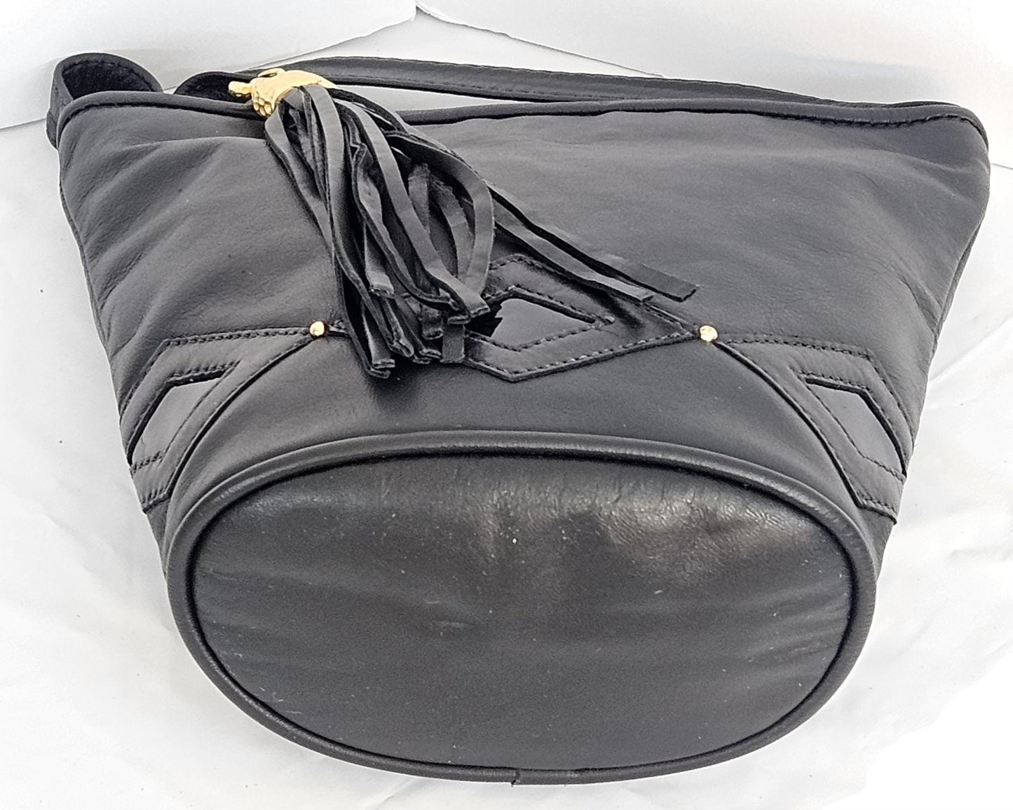 Black with Patton 3 diamond Genuine Leather Handbag.#TR2099Bp3d,Purses for girls, women,Universal Use handbag,Unique design.Made in USA.