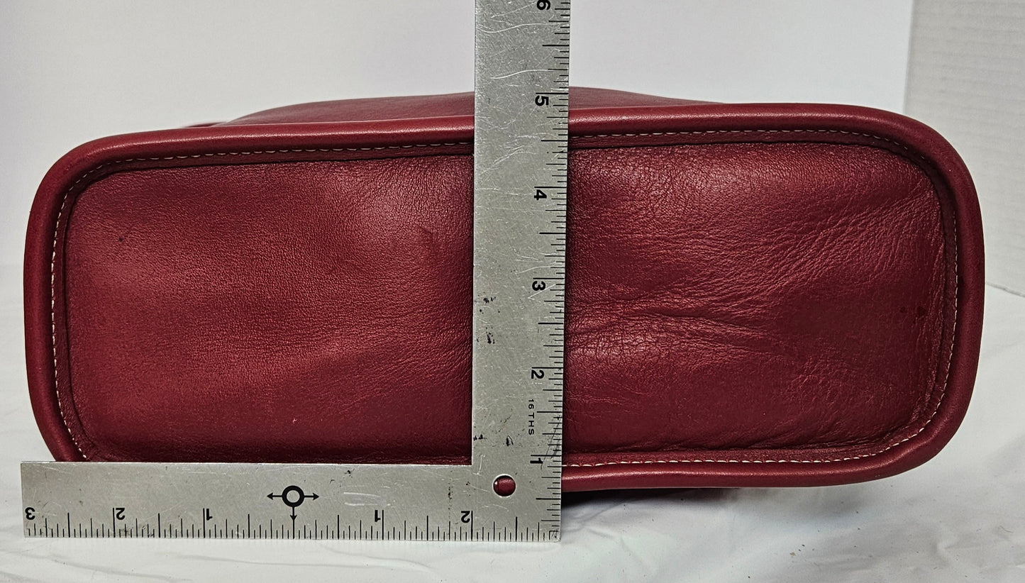 Red Cowhide Genuine Leather bag TRH3