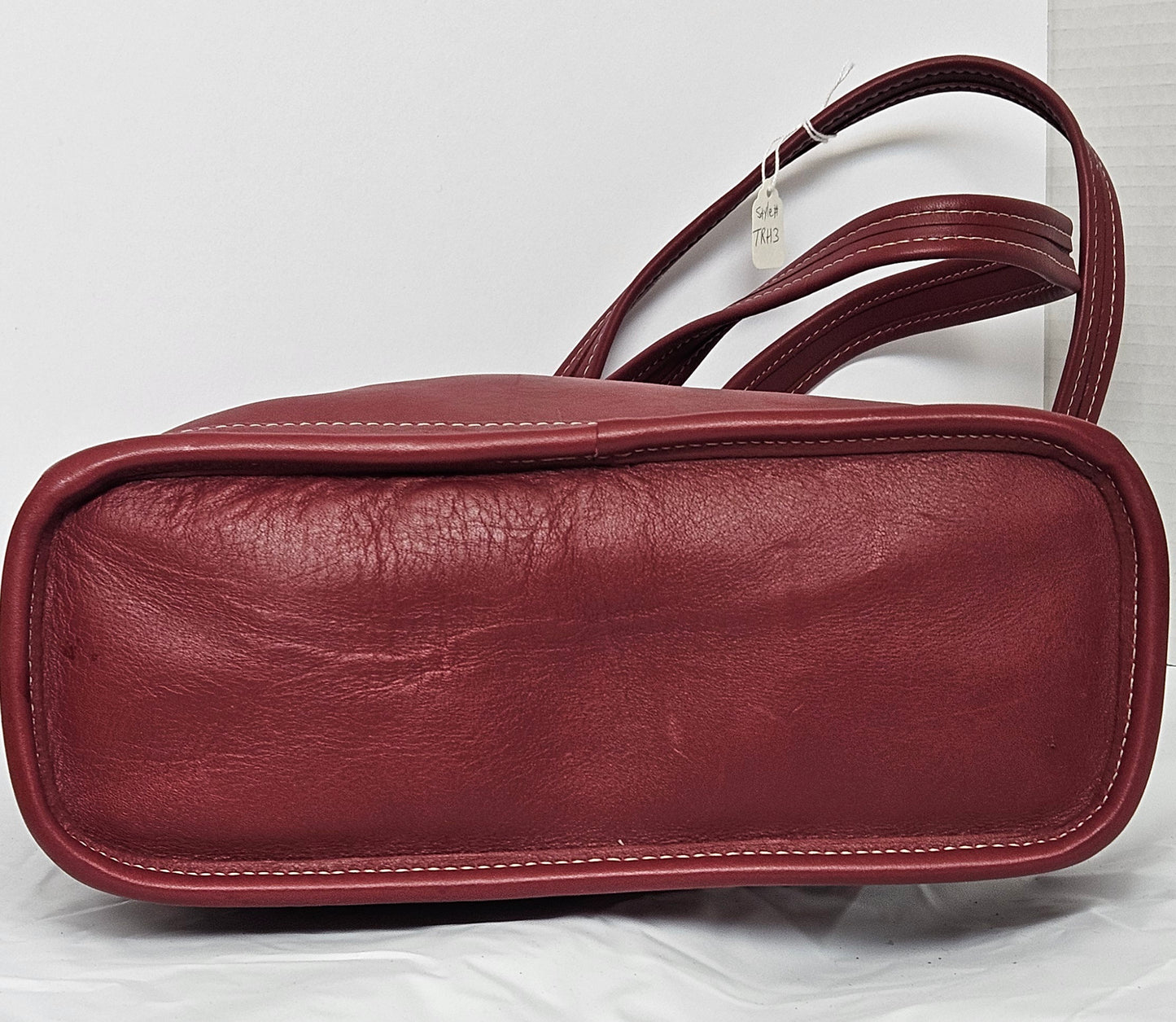 Red Cowhide Genuine Leather bag TRH3