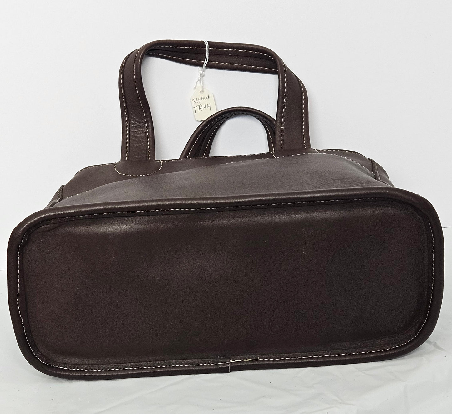 Brown Cowhide Genuine Leather small bag #TRH4