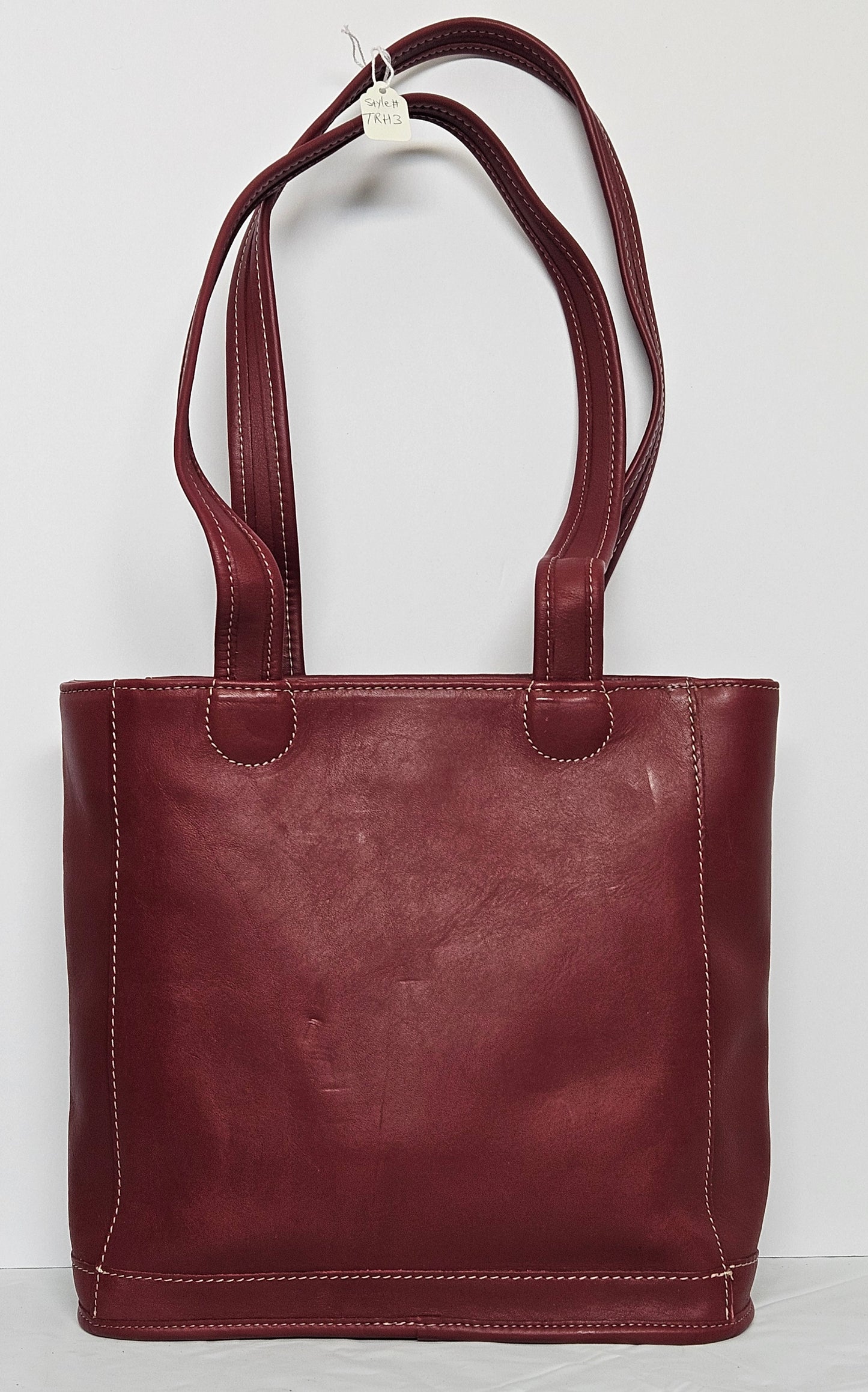 Red Cowhide Genuine Leather bag TRH3