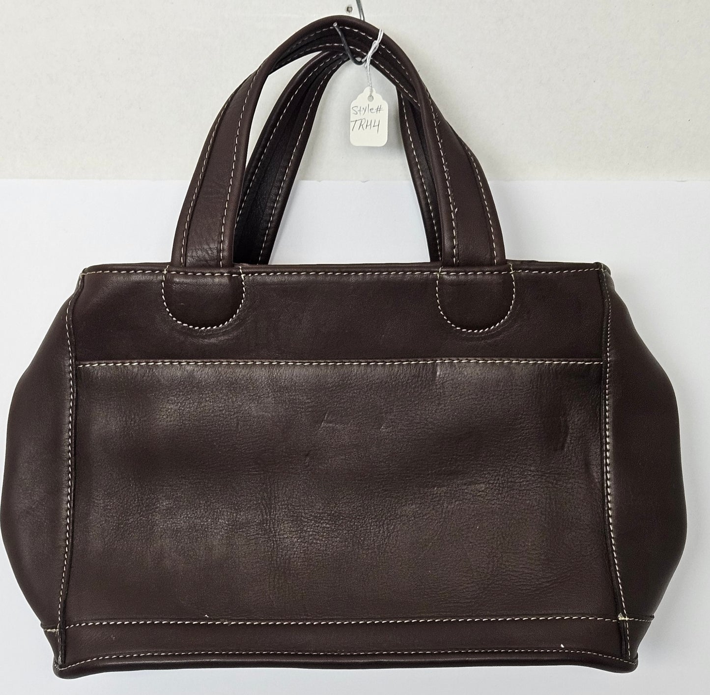 Brown Cowhide Genuine Leather small bag #TRH4