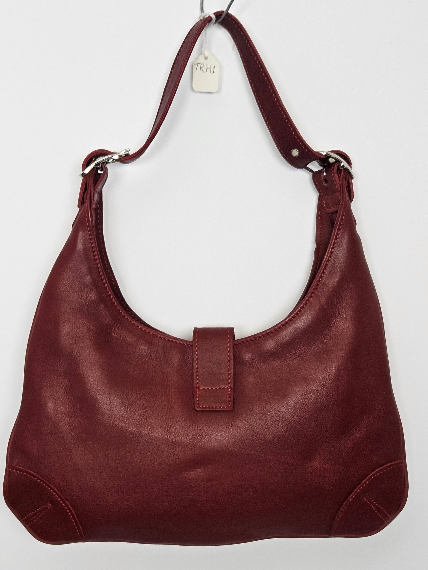 Red Cowhide Genuine Leather small bag #TRH1