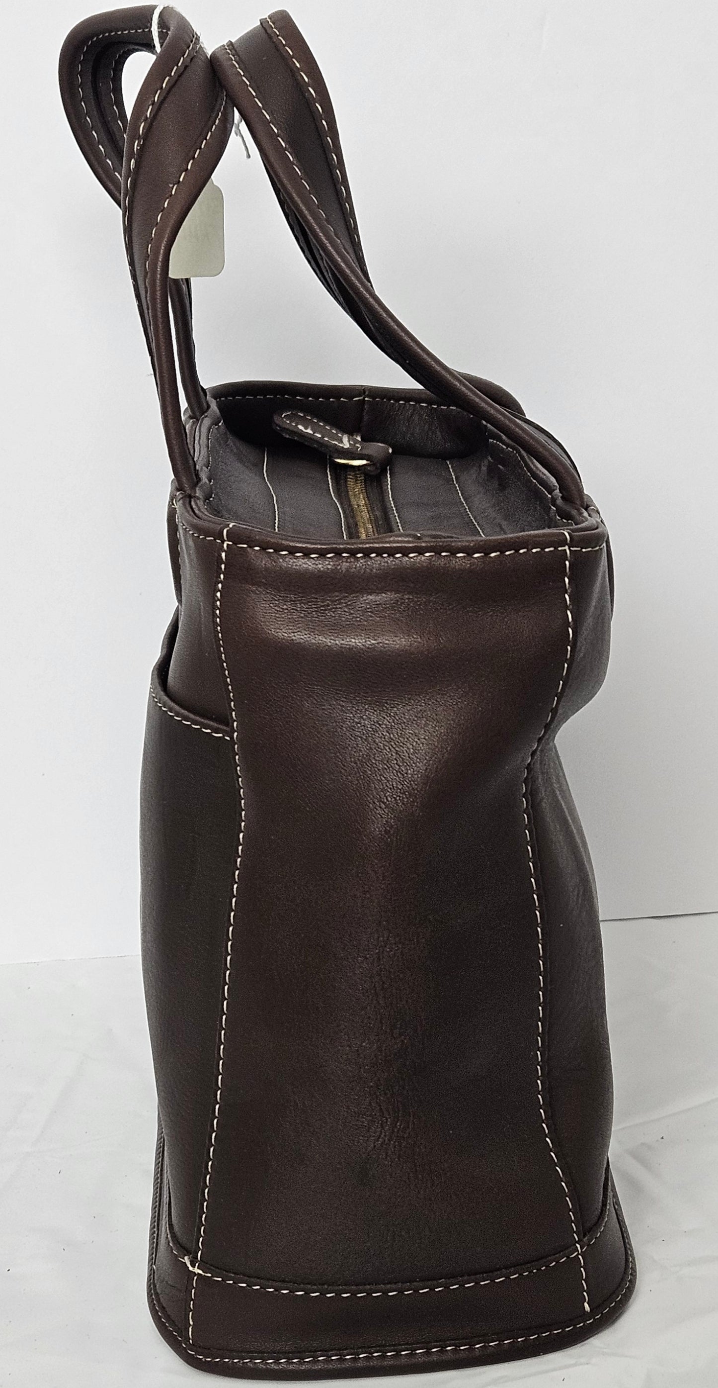 Brown Cowhide Genuine Leather small bag #TRH4