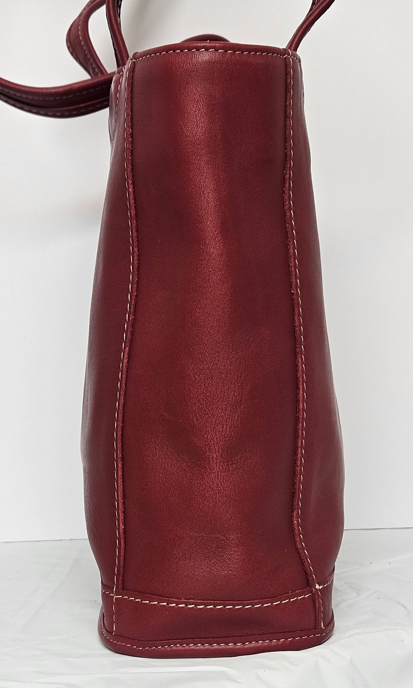 Red Cowhide Genuine Leather bag TRH3